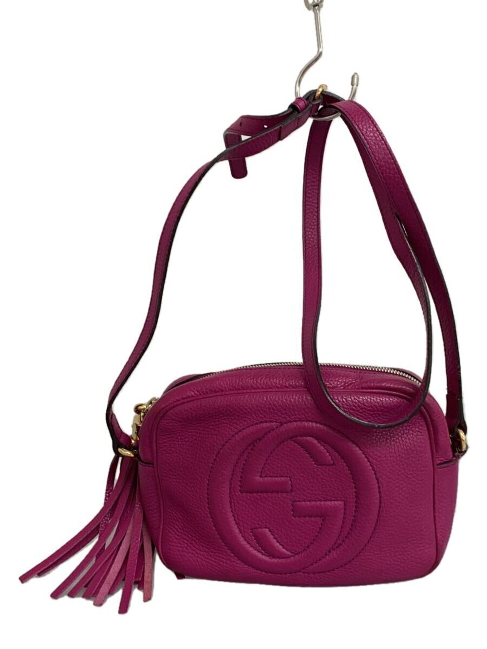 Gucci Disco Bag Soho Leather Pink